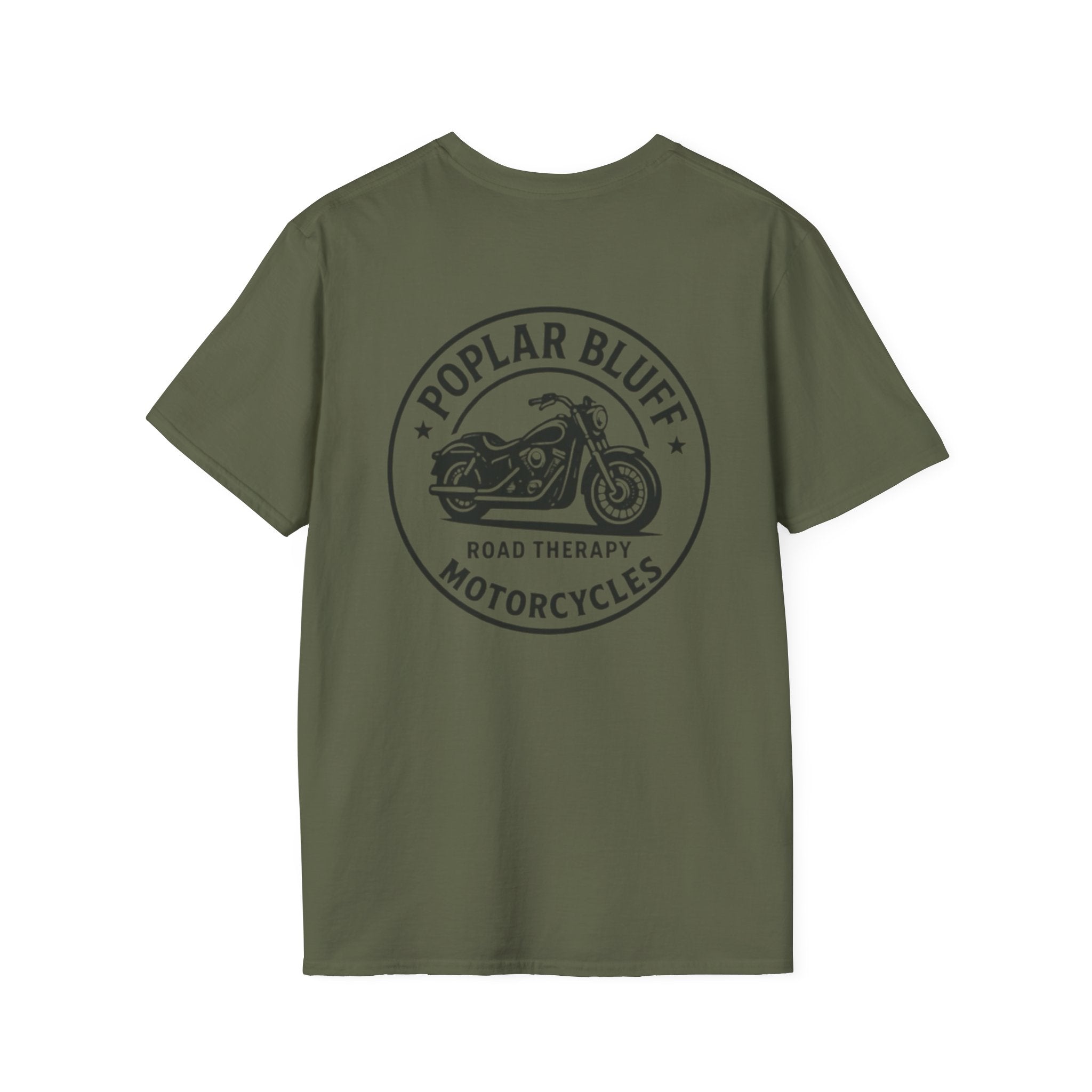 Unisex T-Shirt — Poplar Bluff Vintage Motorcycle Logo