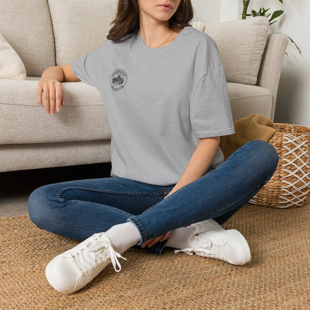 Unisex T-Shirt — Poplar Bluff Vintage Motorcycle Logo