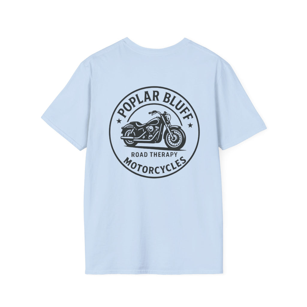 Unisex T-Shirt — Poplar Bluff Vintage Motorcycle Logo