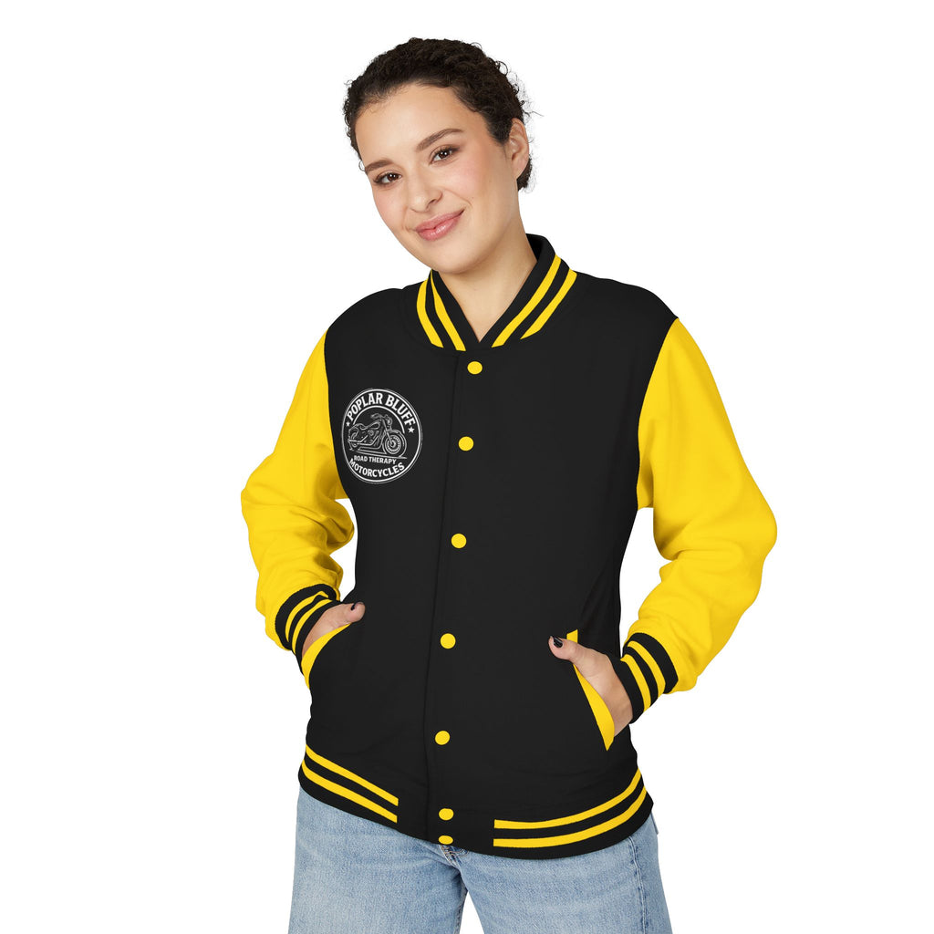 Letterman Jacket — Poplar Bluff Motorcycles Retro Patch