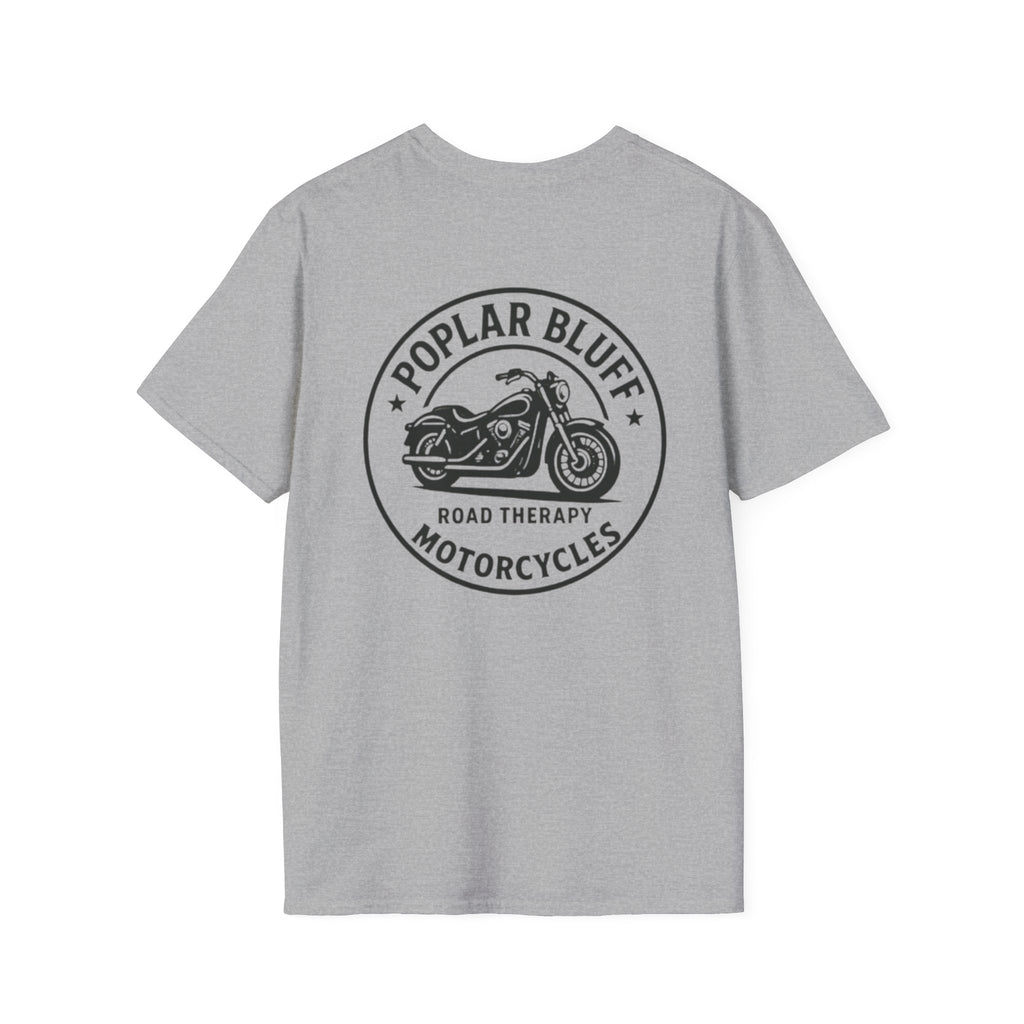 Unisex T-Shirt — Poplar Bluff Vintage Motorcycle Logo