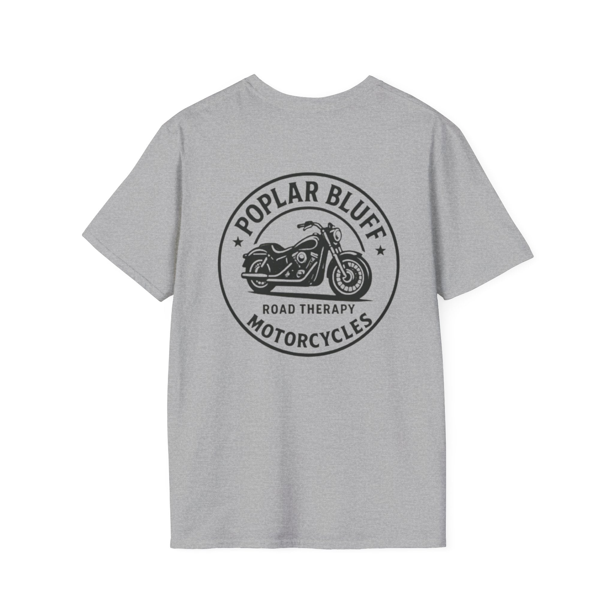 Unisex T-Shirt — Poplar Bluff Vintage Motorcycle Logo