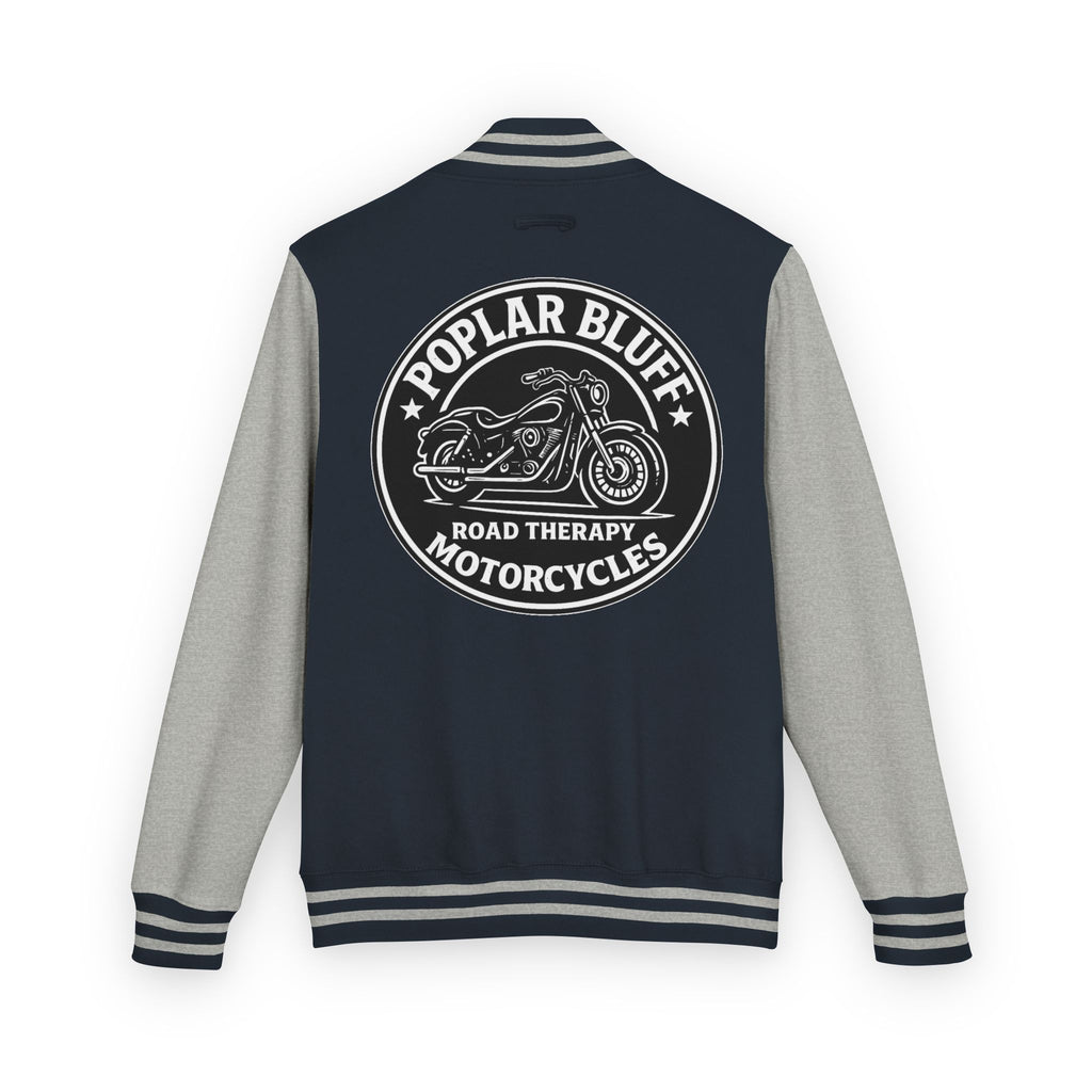 Letterman Jacket — Poplar Bluff Motorcycles Retro Patch