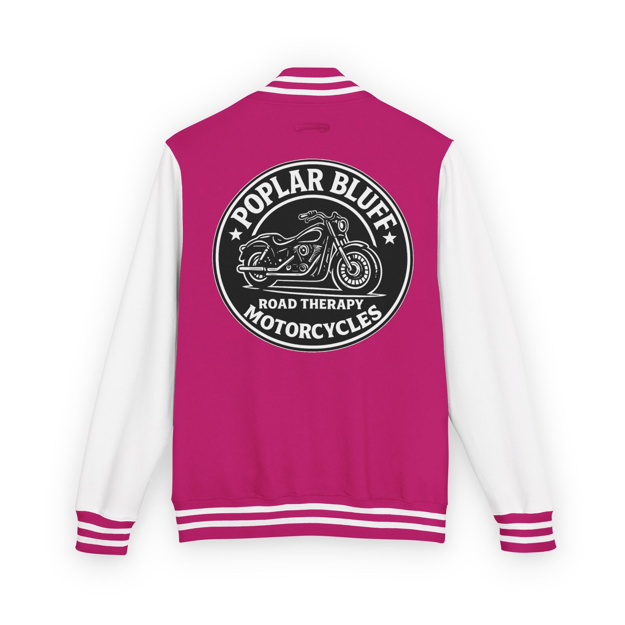 Letterman Jacket — Poplar Bluff Motorcycles Retro Patch
