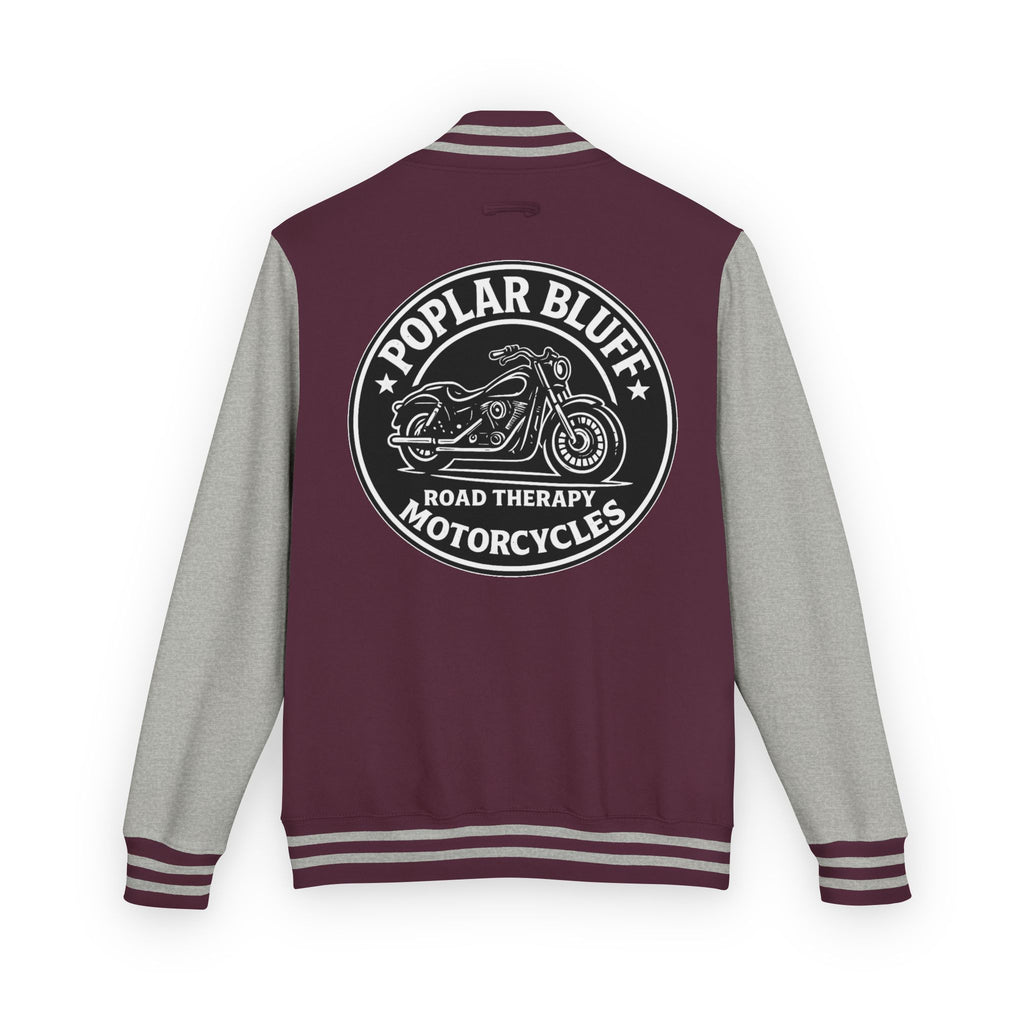 Letterman Jacket — Poplar Bluff Motorcycles Retro Patch