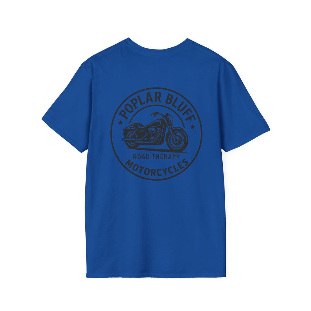 Unisex T-Shirt — Poplar Bluff Vintage Motorcycle Logo