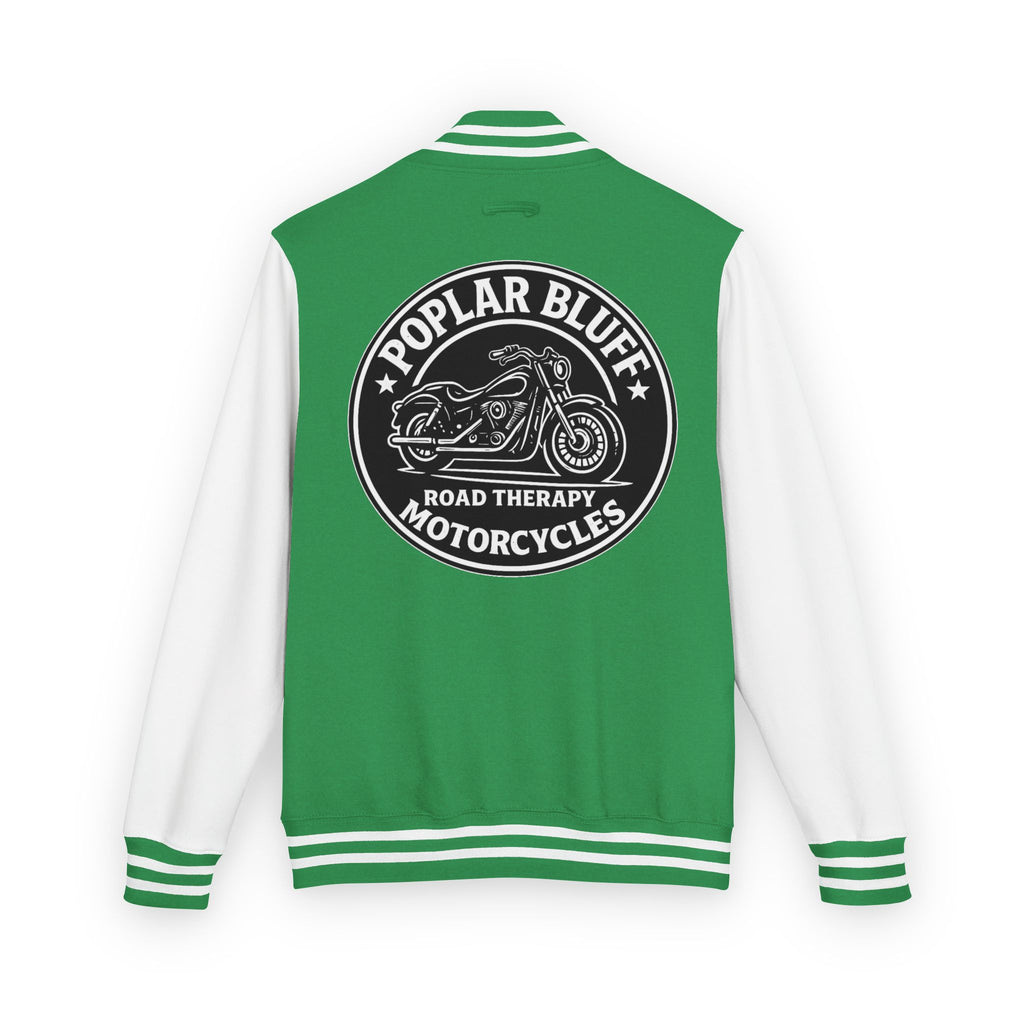 Letterman Jacket — Poplar Bluff Motorcycles Retro Patch