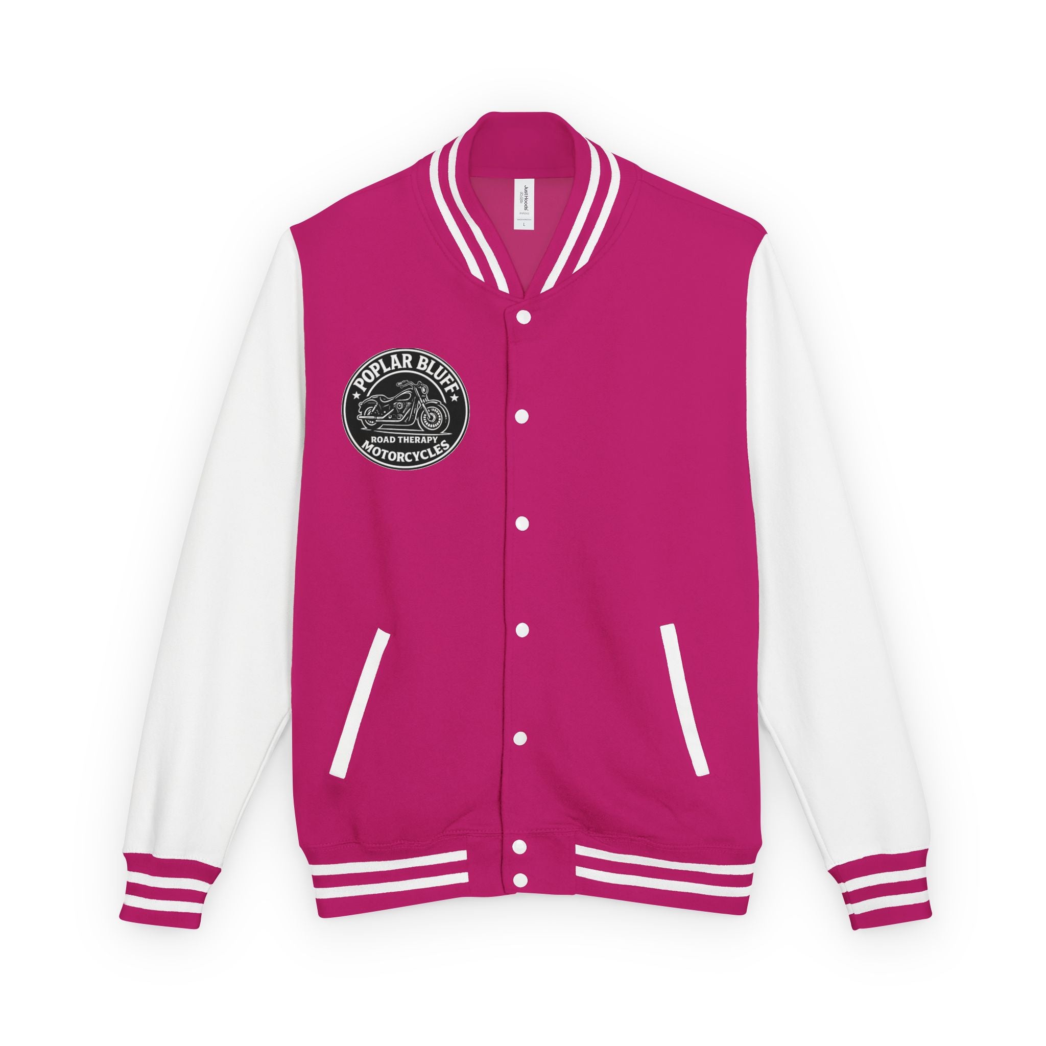 Letterman Jacket — Poplar Bluff Motorcycles Retro Patch