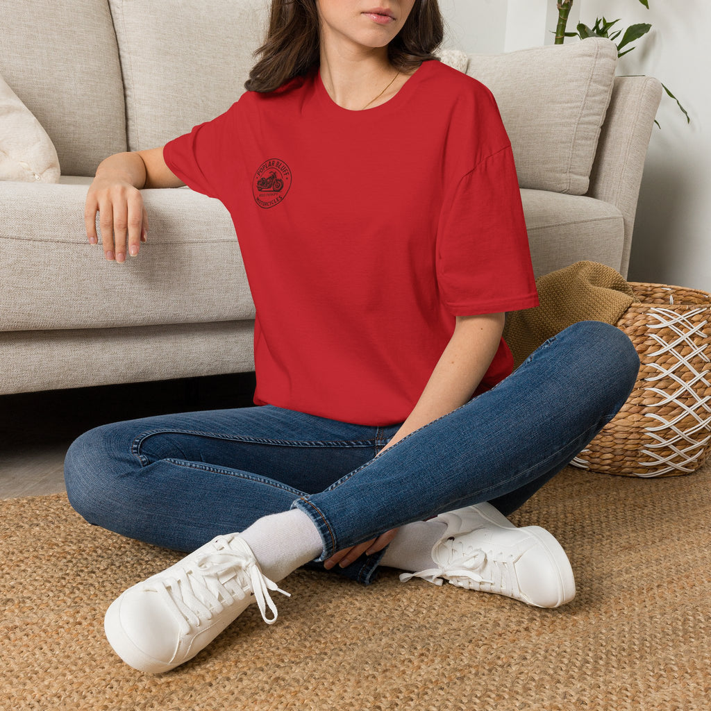 Unisex T-Shirt — Poplar Bluff Vintage Motorcycle Logo