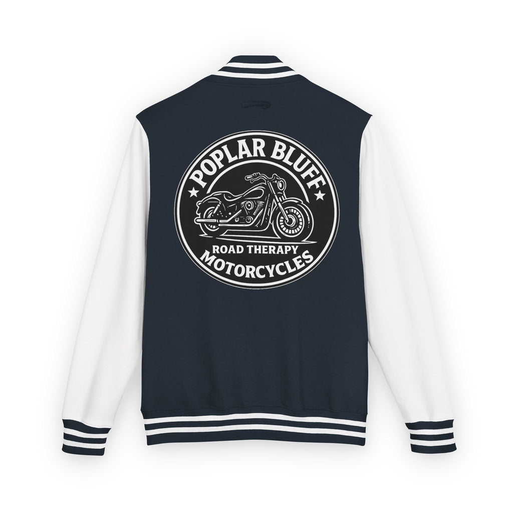 Letterman Jacket — Poplar Bluff Motorcycles Retro Patch