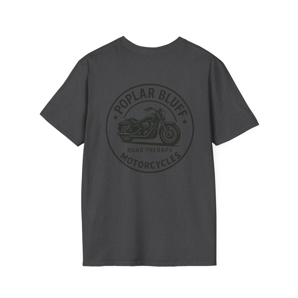 Unisex T-Shirt — Poplar Bluff Vintage Motorcycle Logo