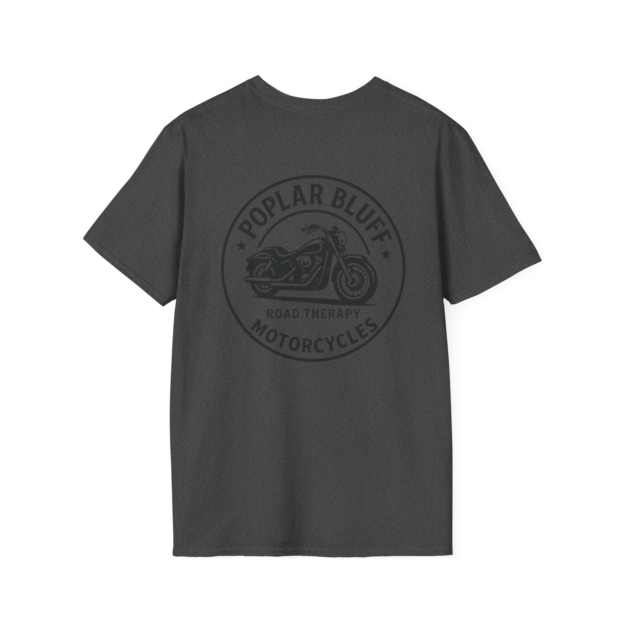 Unisex T-Shirt — Poplar Bluff Vintage Motorcycle Logo