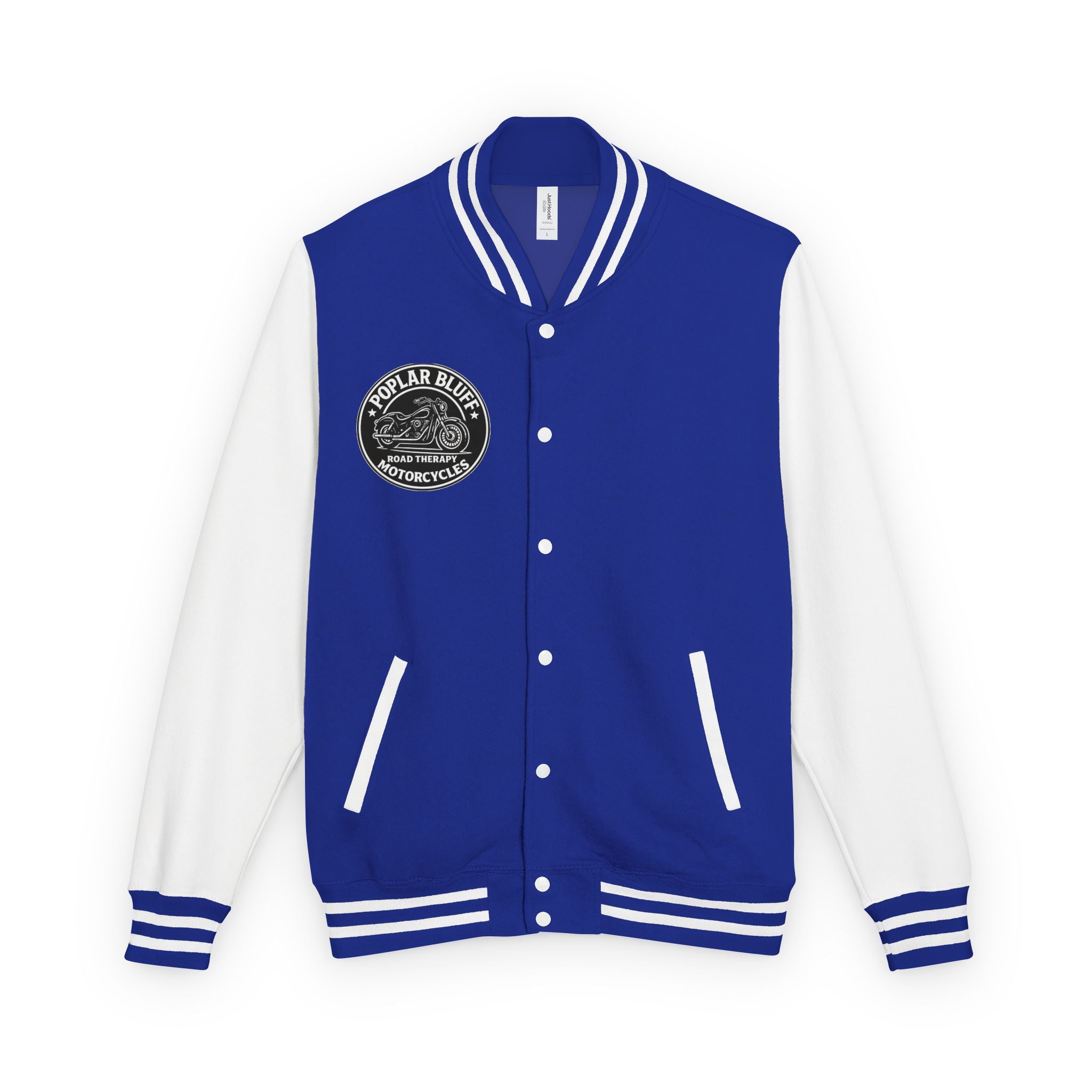 Letterman Jacket — Poplar Bluff Motorcycles Retro Patch