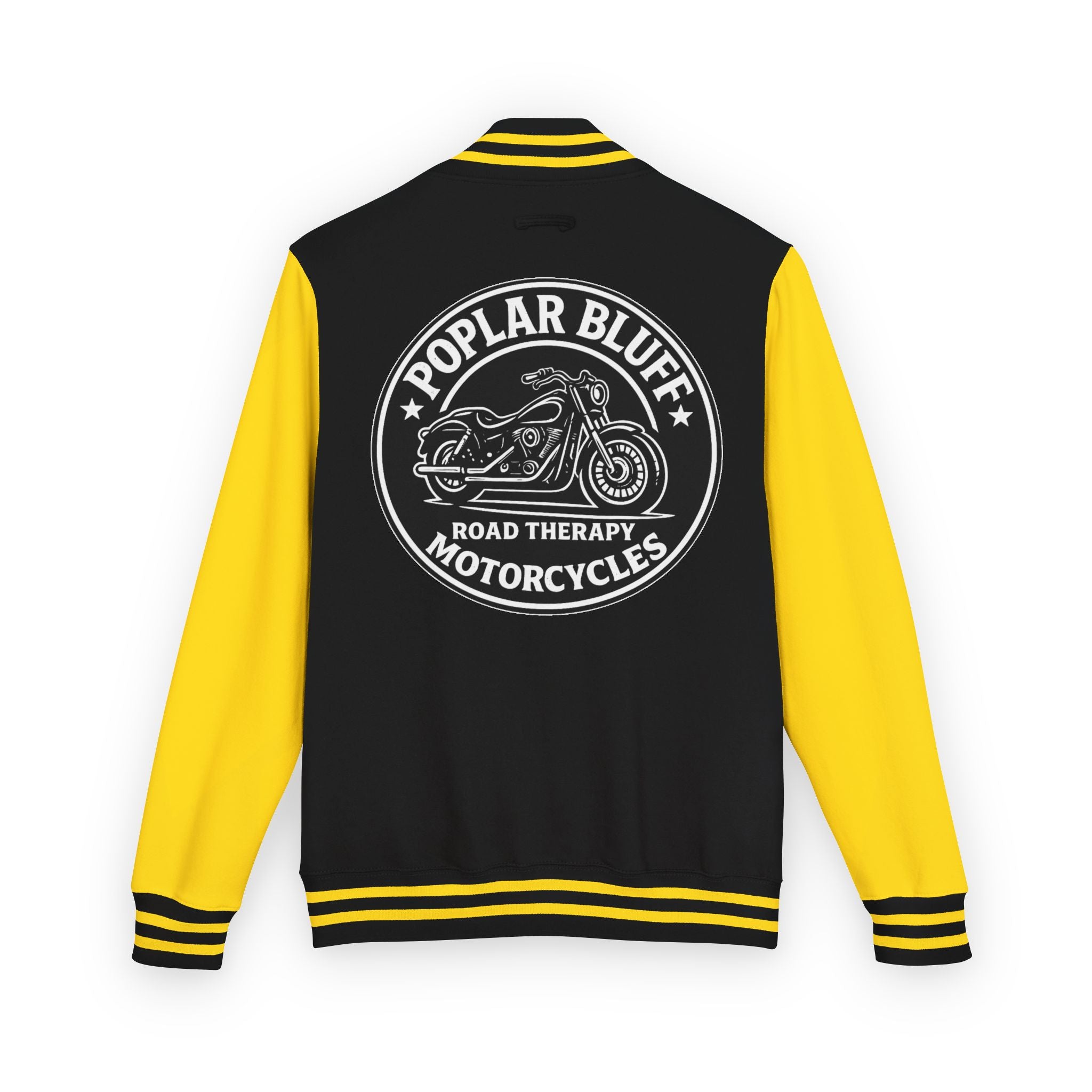 Letterman Jacket — Poplar Bluff Motorcycles Retro Patch