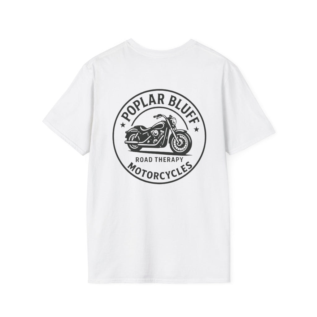Unisex T-Shirt — Poplar Bluff Vintage Motorcycle Logo