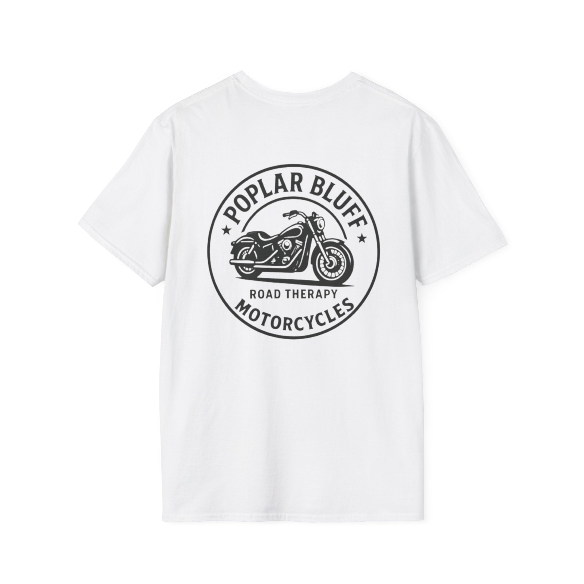 Unisex T-Shirt — Poplar Bluff Vintage Motorcycle Logo