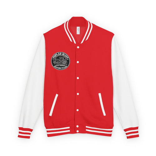 Letterman Jacket — Poplar Bluff Motorcycles Retro Patch