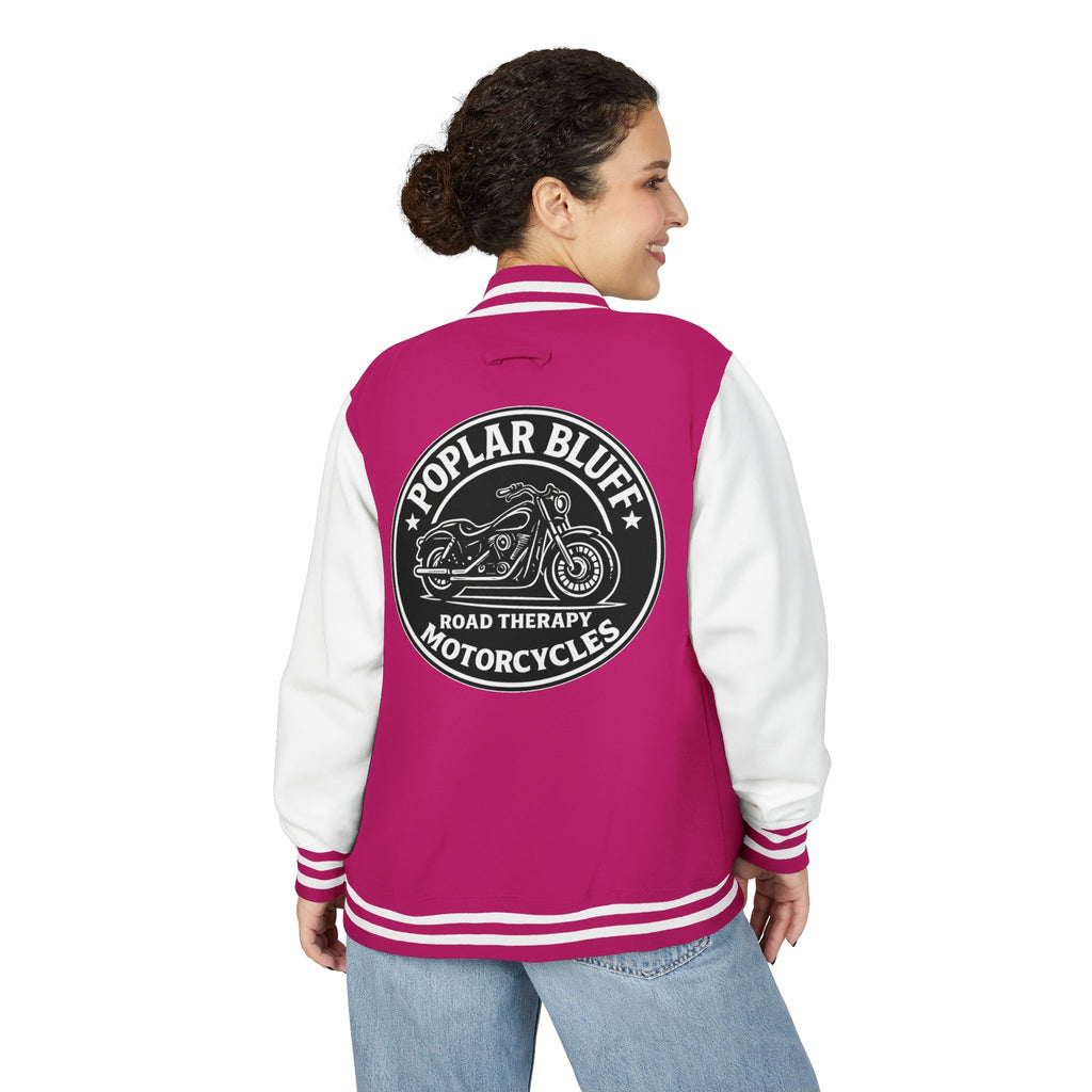 Letterman Jacket — Poplar Bluff Motorcycles Retro Patch