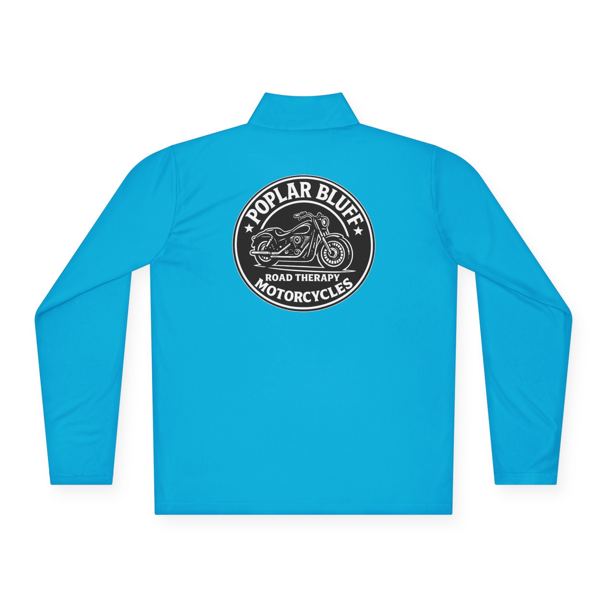 Quarter-Zip Pullover — Poplar Bluff Motorcycles 'Road Therapy' Logo