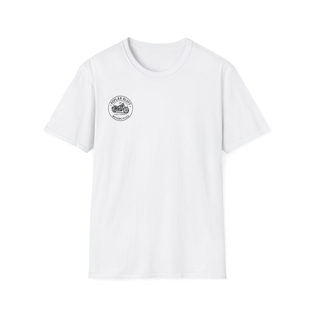 Unisex T-Shirt — Poplar Bluff Vintage Motorcycle Logo