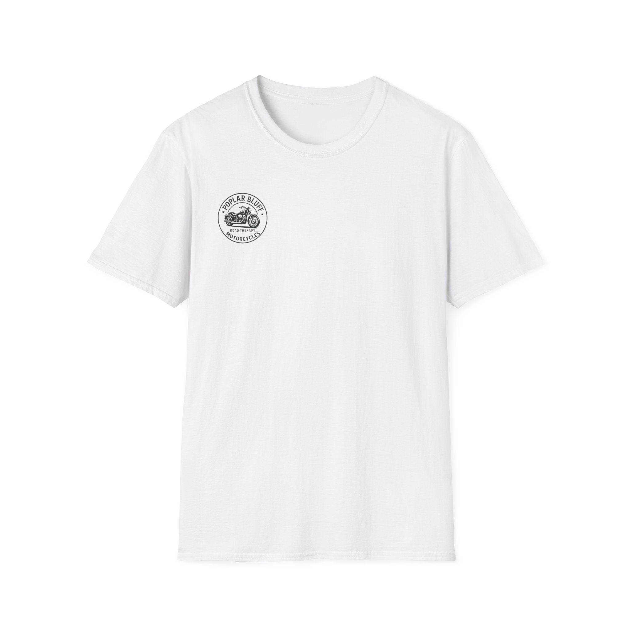 Unisex T-Shirt — Poplar Bluff Vintage Motorcycle Logo