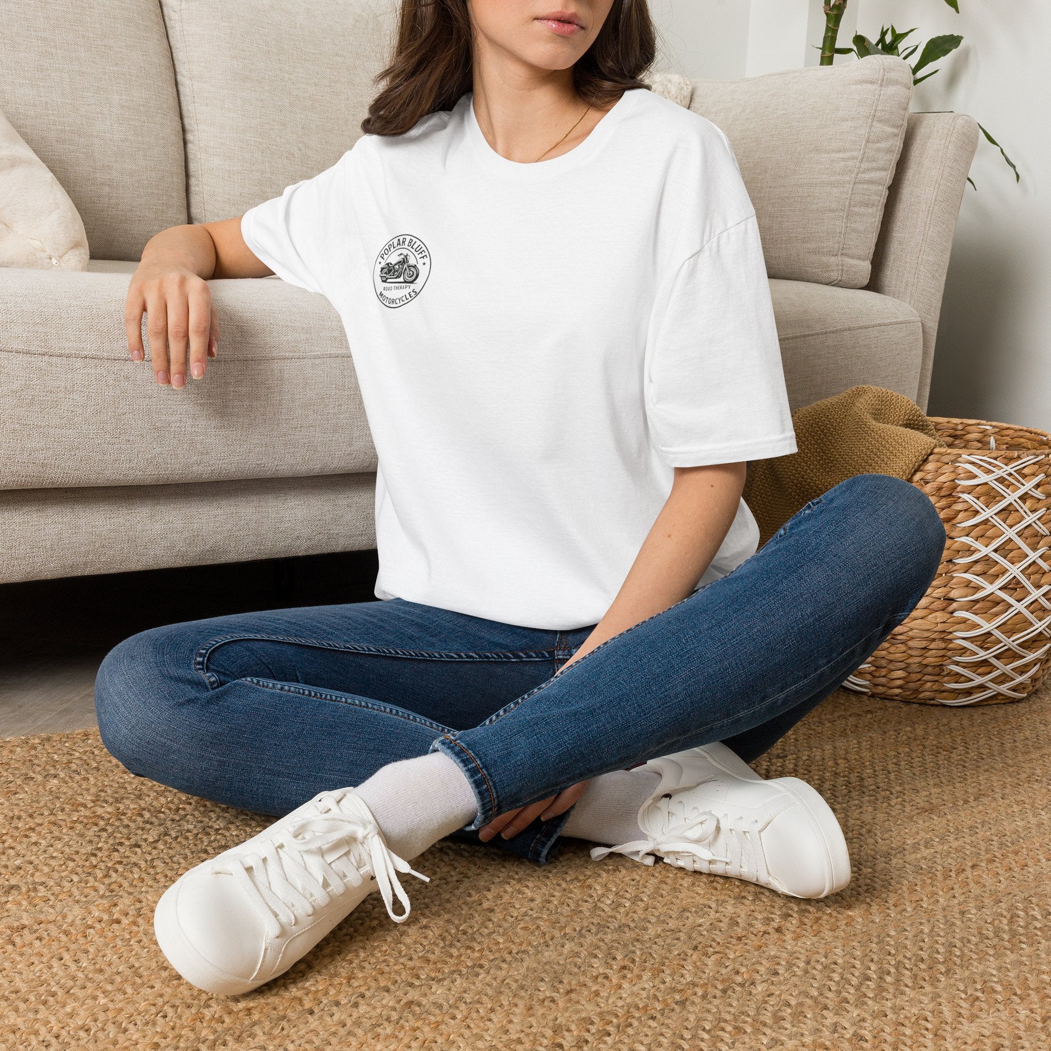 Unisex T-Shirt — Poplar Bluff Vintage Motorcycle Logo